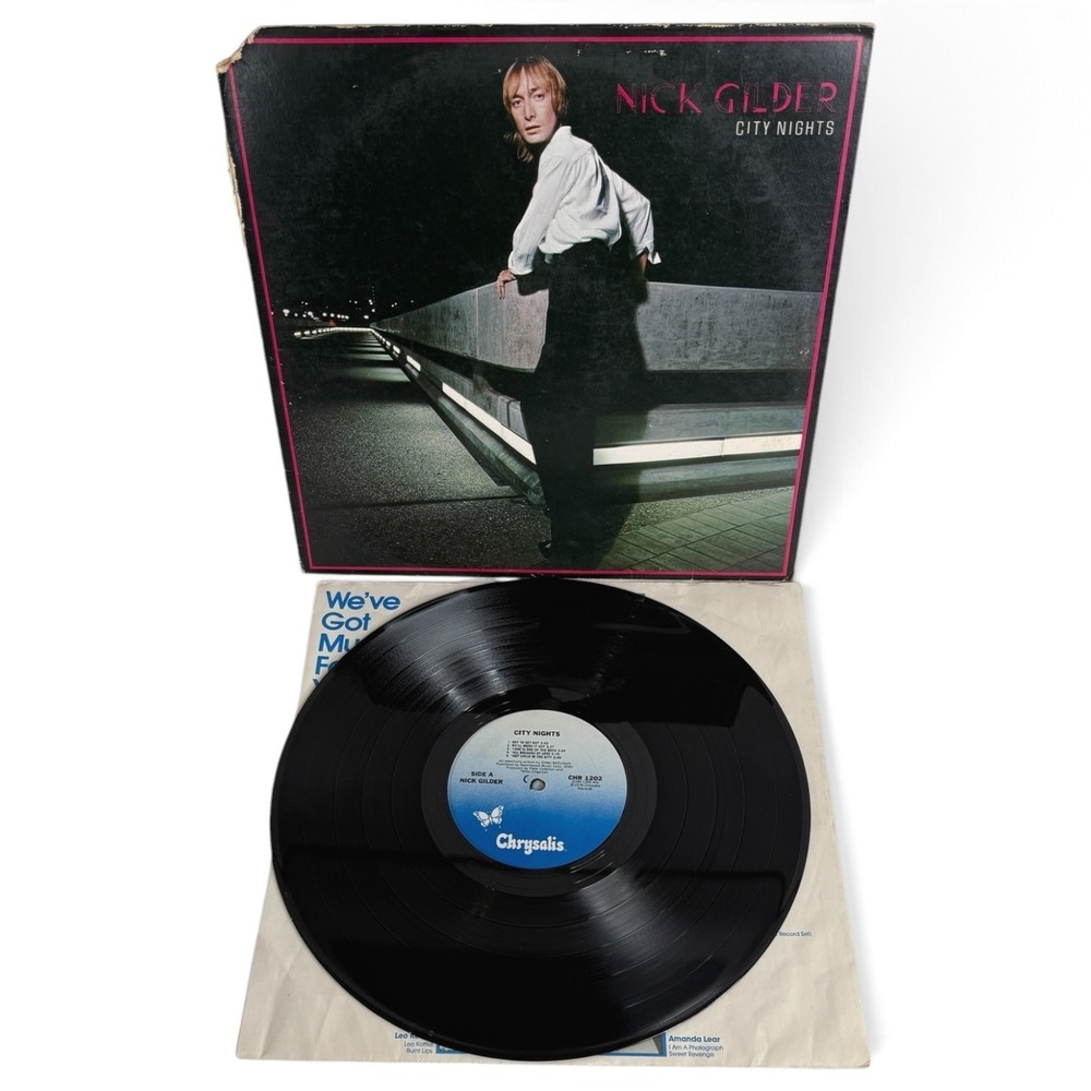 Nick Gilder City Nights Vinyl LP Record Album 1978 Hot Child in the City Tested
